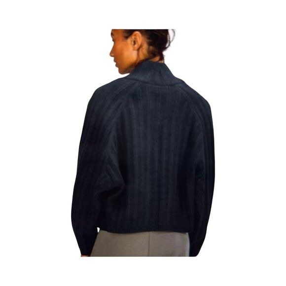 LULULEMON TWIN RIBBED SWEATER WRAP  M/L - Picture 2 of 13